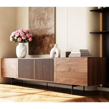 Gaoyangjiaju 94.48 Inch Wooden TV Stand with Storage for TVs Up to 100 Inches