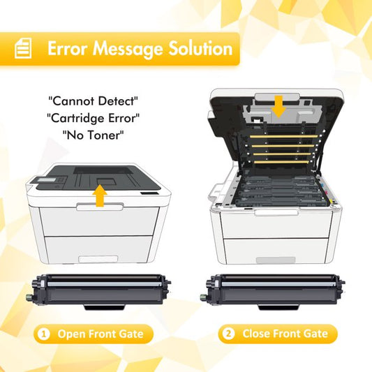 Toner Bank Compatible Toner Cartridges Replacement for Brother TN227 TN-227BK TN-223 for HL-L3210CW HL-L3290CDW MFC-L3750CDW MFC-L3710CW HL-L3230CDW L3270CDW MFC-L3770CDW Printer Ink (5-Pack)