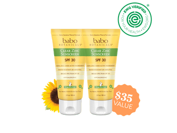 Sheer Zinc Mineral Sunscreen Lotion SPF30 Duo