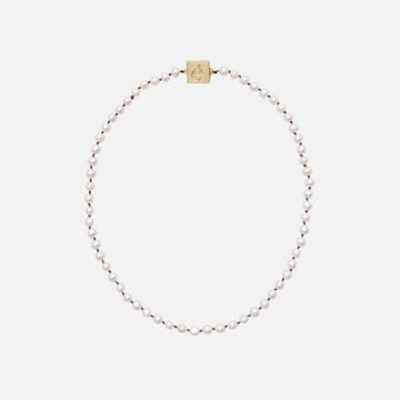 Eliou Bastian Necklace - Pearl / Brown