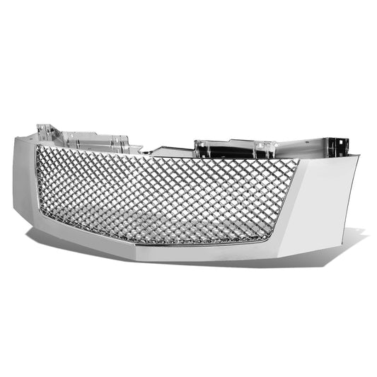 07-14 Cadillac Escalade ESV/EXT Front Grille - Badgeless Diamond Mesh - Chrome
