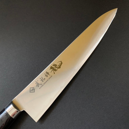 Petty knife, SG2 powder steel, migaki finish - Ryusen