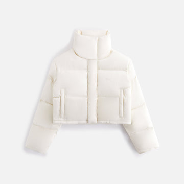 Kith Women Shae Cropped Denim Puffer - Sandrift