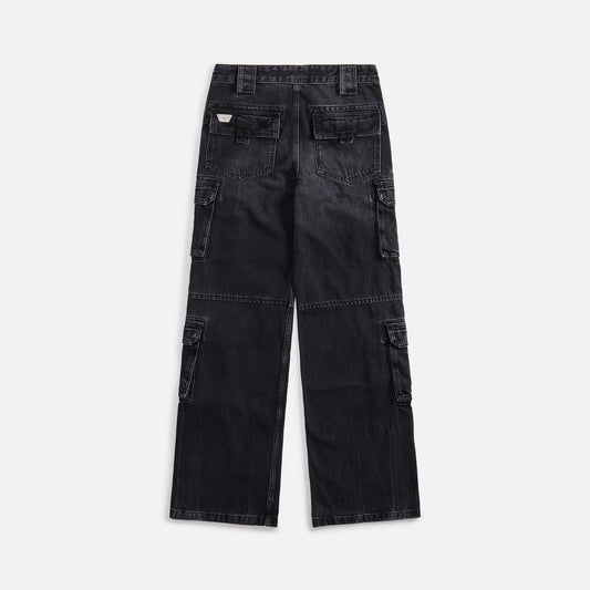 MISBHV Harness Strap Cargo Trousers - Black
