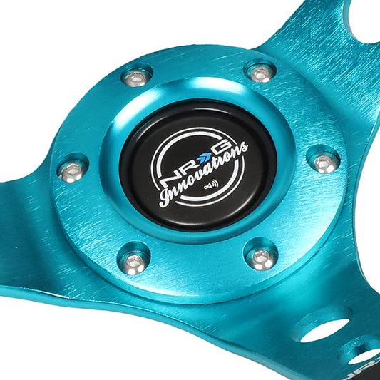 350mm 3 in. Deep Dish Leather Grip Steering Wheel - RST-006TL