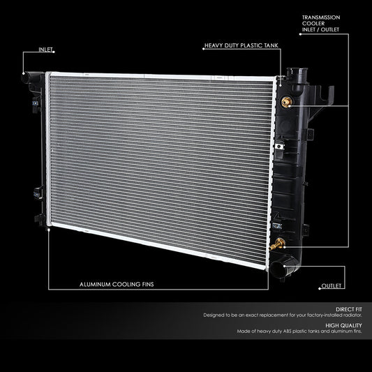 94-02 Dodge Ram 1500 2500 3500 Ramcharger AT Aluminum Radiator - 1552
