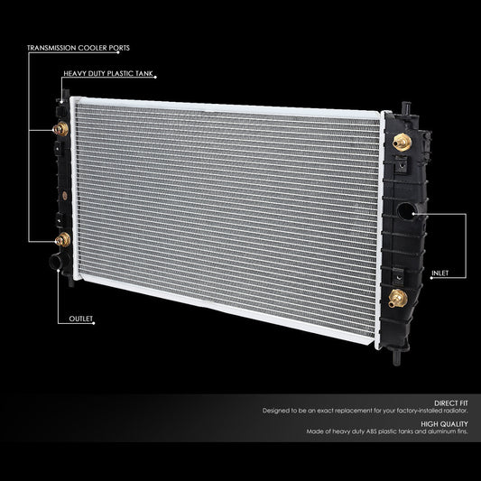 98-04 Chrysler 300M Concorde Dodge Intrepid V6 AT Aluminum Radiator - 2184