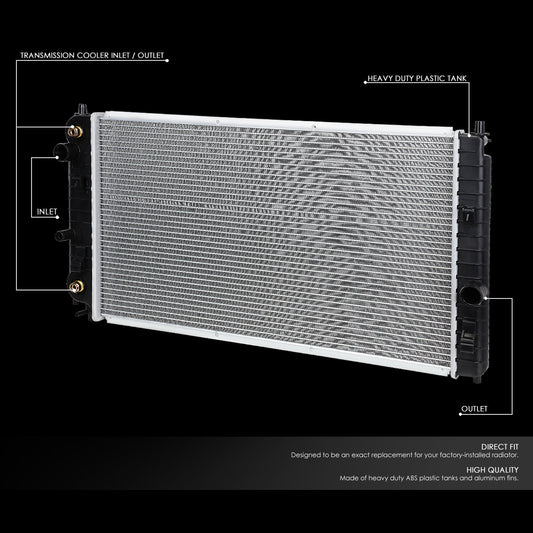 97-03 Chevy Malibu 99-05 Pontiac Grand AM Oldsmobile Alero AT Aluminum Radiator - 2264