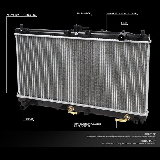 99-05 Mazda Miata 1.8L AT Aluminum Radiator - 2268
