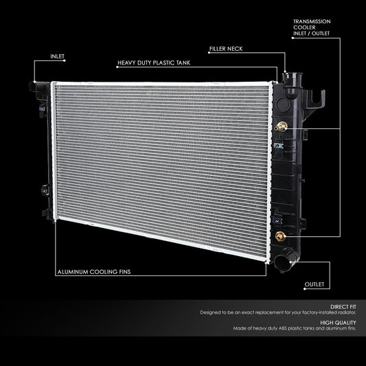94-02 Dodge Ram 1500 2500 3500 99-01 Ramcharger V8 AT Aluminum Radiator - 2291
