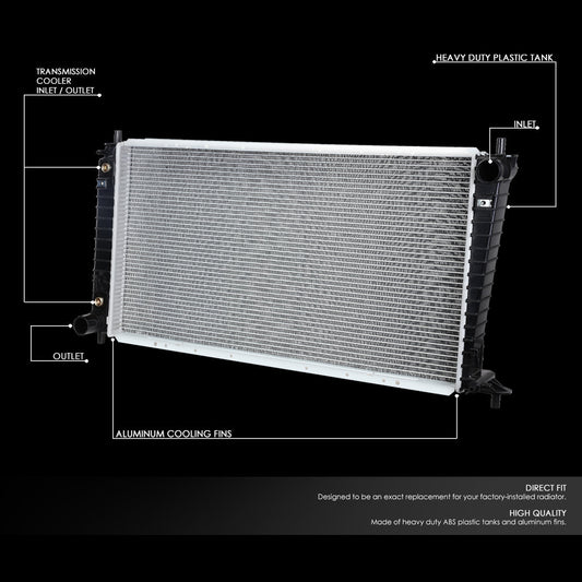 99-03 Ford F150 F250 F350 Super Duty 4.2L 4.6L 5.4L AT Aluminum Radiator - 2401