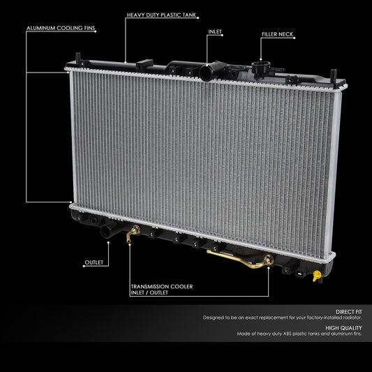 00-05 Mitsubishi Eclipse Dodge Stratus Chrysler Sebring L4 AT Aluminum Radiator - 2405