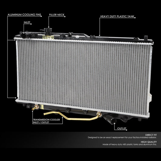 00-04 Kia Spectra Aluminum Radiator - 2441