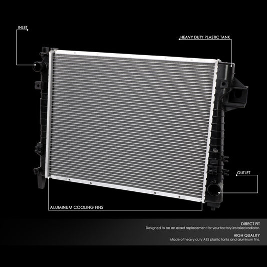 02-04 Dodge Ram 1500 2500 3500 3.7L 4.7L 5.7L Aluminum Radiator - 2479