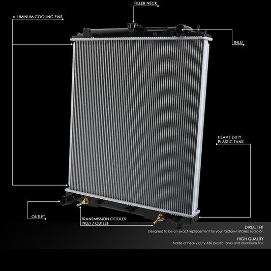 05-18 Nissan Frontier 05-12 Xterra 4.0L 5.6L AT Aluminum Radiator - 2807