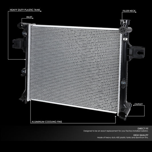 05-10 Jeep Grand Cherokee Commander 3.7L 4.7L 3.0L 6.1L AT Aluminum Radiator - 2839