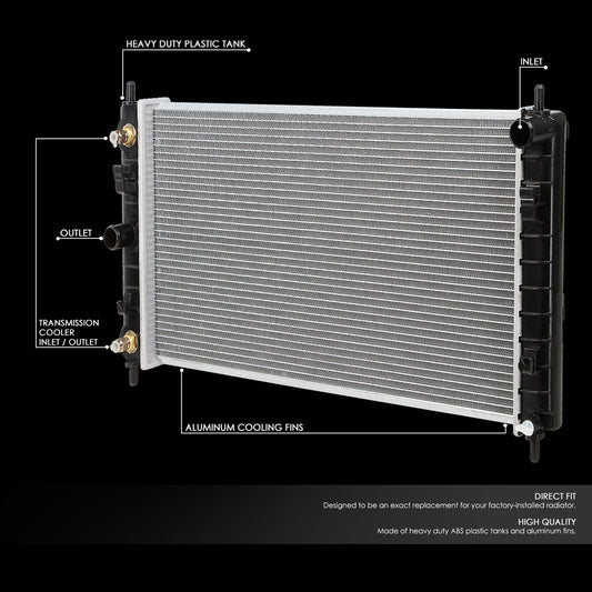 06-10 Pontiac G6 08-12 Chevy Malibu 2.4L 3.5L 3.6L Aluminum Radiator - 2864