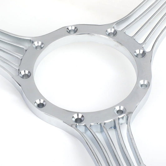 343mm 2.25 in. Deep Dish Banjo Style Leather Grip Steering Wheel