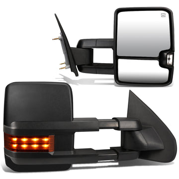 Powered Heated Towing Mirrors (Pair)<br>03-06 Chevy Silverado, GMC Sierra, Tahoe, Yukon