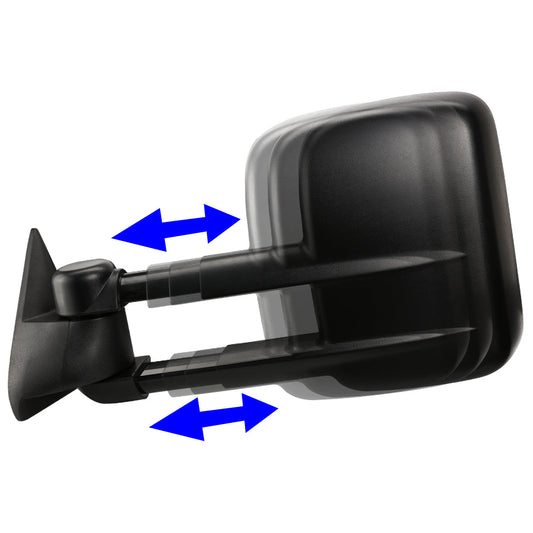 Manual Towing Mirrors (Pair)<br>88-00 Chevy GMC C/K 1500 2500 3500