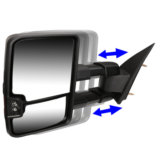 Manual Towing Mirrors (Pair)<br>99-06 Chevy Silverado, GMC Sierra