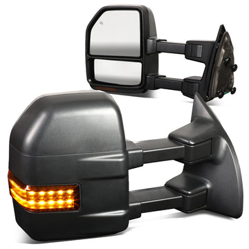 Powered Heated Towing Mirrors (Pair)<br>08-16 Ford F250-F550 Super Duty