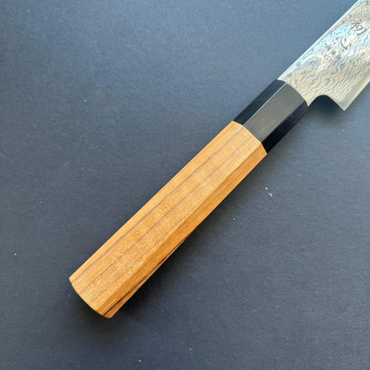 Petty knife, VG10 stainless steel, Damascus finish, Kurozome range - Hatsukokoro