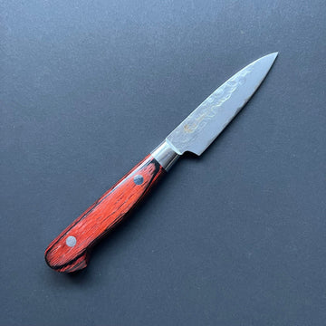 Petty knife, VG10 stainless steel, Damascus Tsuchime finish - Sakai Takayuki
