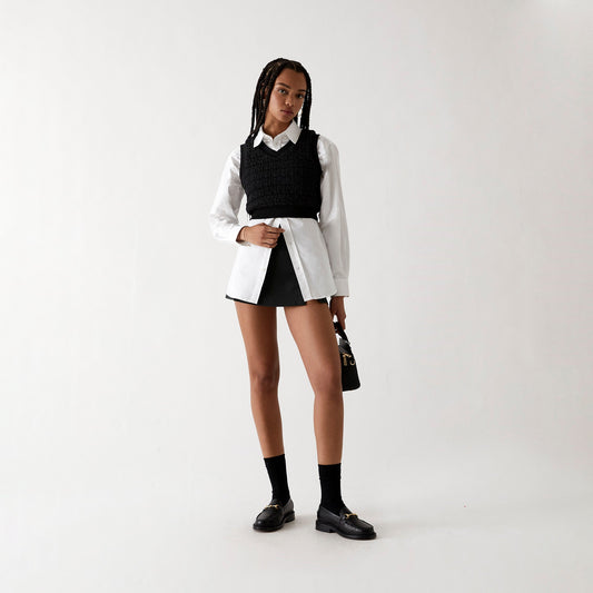 Kith Women Isa Scrunchy Nylon Puff Vest - Black