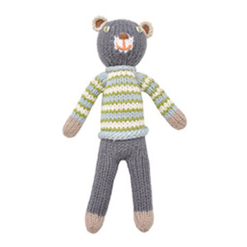 BlaBla School Book Boy Bear Rattle