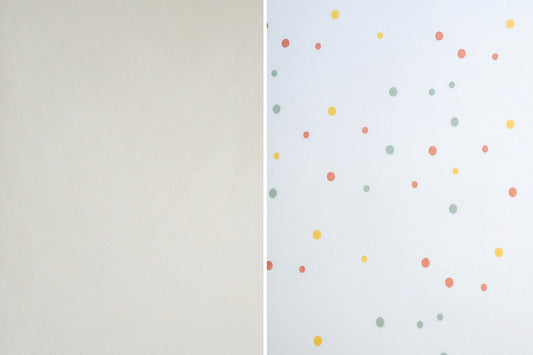 Ecolino® Pillowcase, 100% Organic Cotton, 2 Pack, Oat + Dots