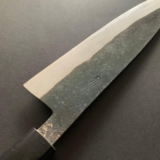 Gyuto knife, shirogami 1, kurouchi finish - Nishida