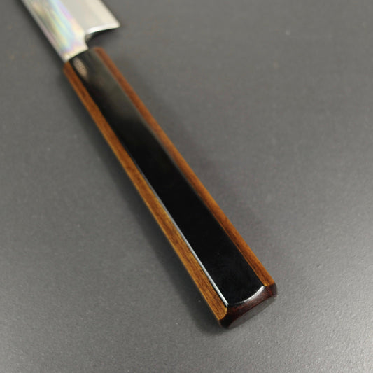 Yanagiba knife, Aogami 1 carbon steel, traditional kasumi finish - Baba Hamono