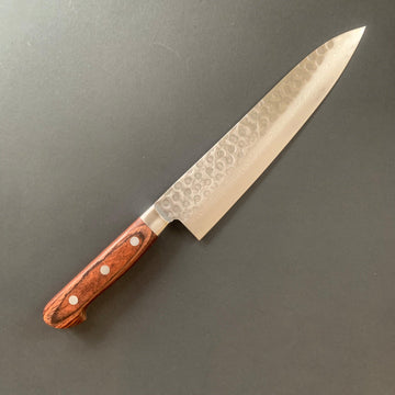 Gyuto knife, VG10, damascus and tsuchime finish - Ohishi