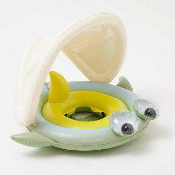 Sunnylife Baby Float Shark Tribe Khaki